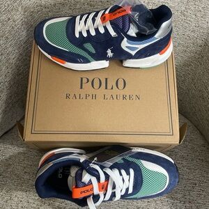 Polo by Ralph Lauren Blue and Green Sneakers